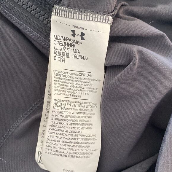 Women’s gray Under Armour super zip up lightweight running jacket - Picture 4 of 4